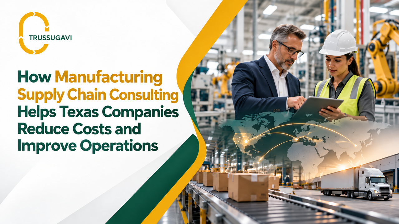 How Manufacturing Supply Chain Consulting Helps Texas Companies Reduce Costs and Improve Operations